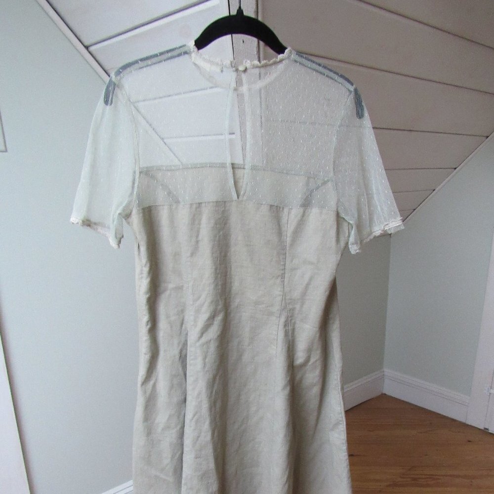Easel Los Angeles Wendy Dot Mesh Dress Women's M - Picture 8 of 13